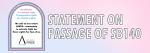 Statement on Senate Passage of SB 140