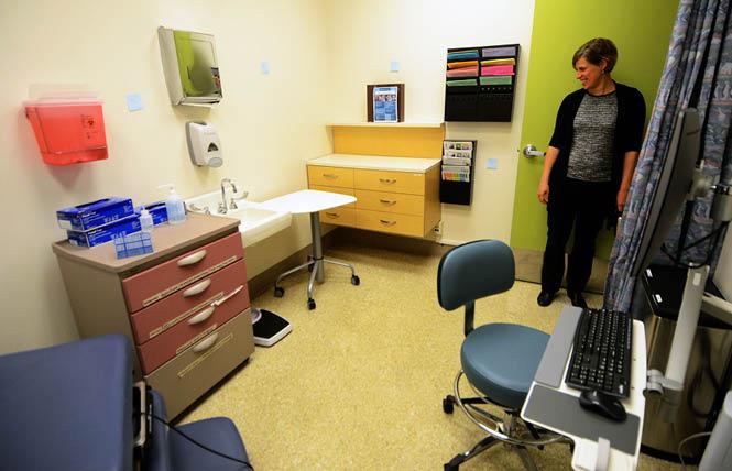 Dr. Stephanie Cohen, shown here in a remodeled room at City Clinic last year, said the health department issued new guidance for sex during the pandemic. Photo: Rick Gerharter