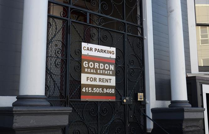 A sign advertises an apartment for rent last spring on Church Street. Photo: Rick Gerharter