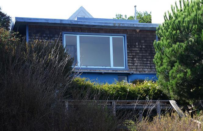 The home of late lesbian pioneers Phyllis Lyon and Del Martin sits on a hilly street in Noe Valley. Photo: Rick Gerharter
