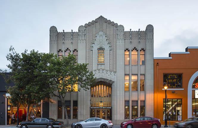 The offices of the San Francisco Gay Men's Chorus, housed at its National LGBTQ Arts Center in San Francisco, closed out of an "abundance of caution" following harsh criticism of its video by InfoWars, a right-wing site run by Alex Jones. Photo: Jeff Zaruba