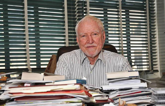 The late Ambassador James C. Hormel in his office in 2011. Photo: Rick Gerharter