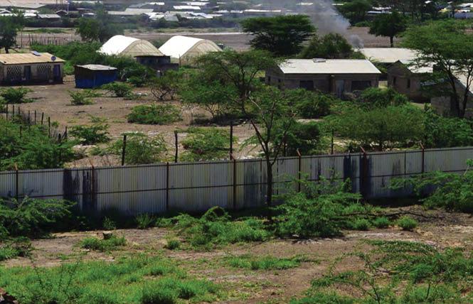 The Kakuma Refugee Camp in Kenya. Photo: "The Challenges Facing LGBTQI+ Refugees in Kakuma Refugee Camp" via ORAM, Rainbow Railroad