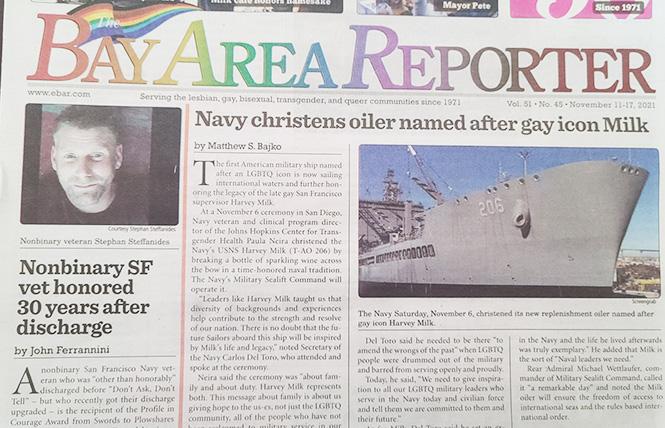 The Bay Area Reporter is changing its style to be more gender expansive. Photo: Cynthia Laird
