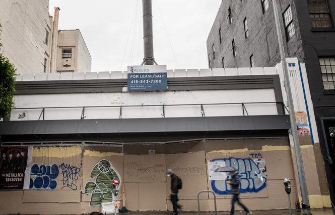 The San Francisco Board of Supervisors approved $6.3 million to purchase the vacant building at 822 Geary Street that is being considered as a safe consumption site. Photo: Christopher Robledo