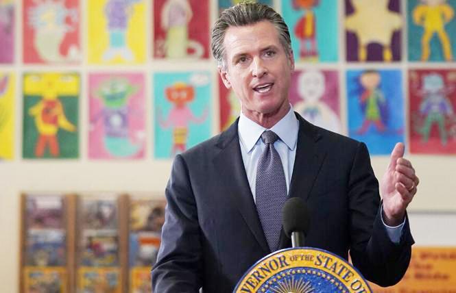 Governor Gavin Newsom signed numerous LGBTQ-related bills, many of which will go into effect January 1. Photo: Courtesy AP<br><br>