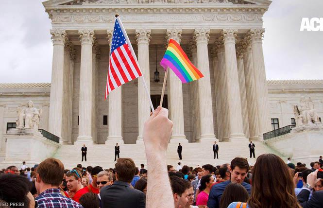 The U.S. Supreme Court's upcoming ruling in a Mississippi abortion case could jeopardize future LGBTQ rights cases, a legal analyst said. Photo: Courtesy ACLU/AP