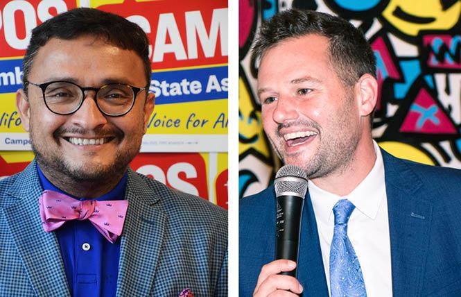 Assembly candidates David Campos, left, and Matt Haney are sparring over support for a universal health care system in California. Photos: Campos, Rick Gerharter; Haney, Christopher Robledo