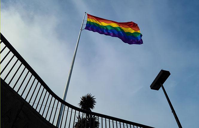 The rainbow flag flies in the Castro. Photo: Cynthia Laird