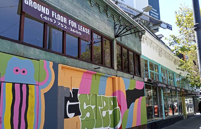 The Castro Merchants Association is working on a program to convert vacant storefronts, like the Harvest Market's former Castro location, into temporary pop-ups. Photo: Scott Wazlowski