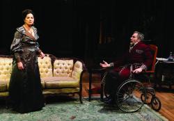 Anne Gottlieb and Craig Mathers in "The Little Foxes". photo credit: :Mark S. Howard