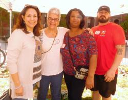 L to R: Vanessa Calderón-Rosado, Nicola Truppin, Barbara Collins, Angel Lopez