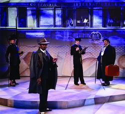 © Mark S. Howard.  Lyric Stage Company of Boston production of "Agatha Christie's Murder on the Orient Express."