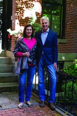 The South End's Ronald Kleinman and his wife Martha. Photo by Amanda Kowalski.