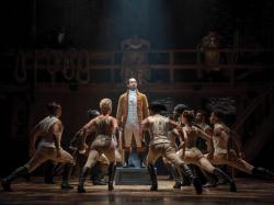 Pierre Jean Gonzalez as Alexander Hamilton in tour of "Hamilton." at Citizen Bank Opera House Photo: Joan Marcus.
