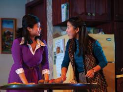 Jenna Agbayani (left) as Luna and Judy Song as Jane in "The Heart Sellers." Photo by T Ccharles Erickson.