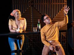 Kelsey Fonise and Anderson Stinson III in SpeakEasy Stage Company production of "The Antiquities." Photo by Benjamin Rose Photography.