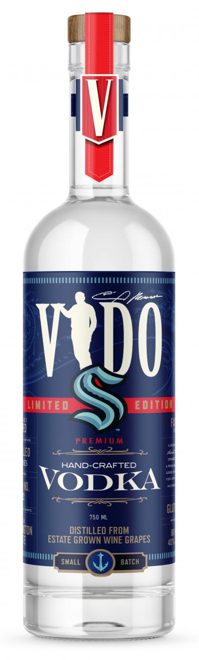 VIDO Vodka, Washington's Wine Grape-Based Vodka, Announced as Premium Vodka Partner of Climate Pledge Arena and the Seattle Kraken