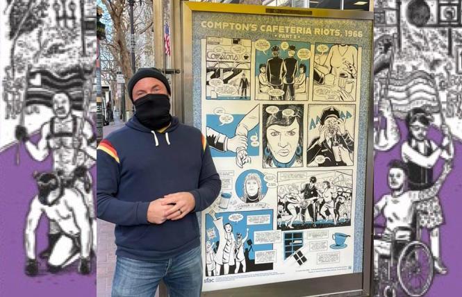 Bay Area Reporter :: Justin Hall's Pride comics mark final Art on Market Street poster series - Vimarsana News