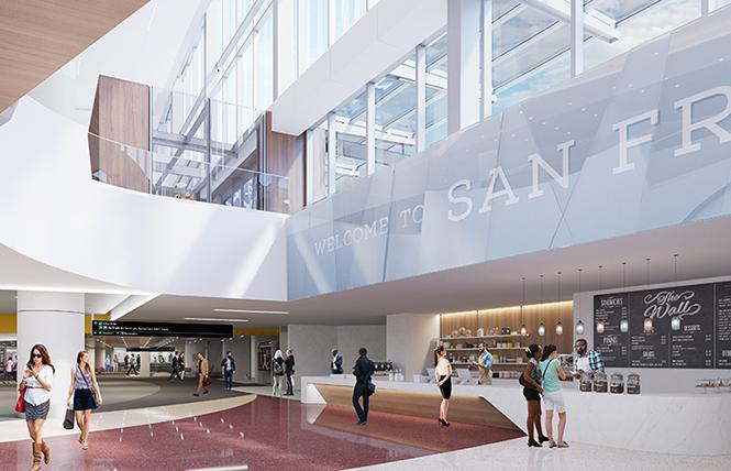 Bay Area Reporter :: News Briefs: SFO's Milk terminal receives healthy design award - Vimarsana News