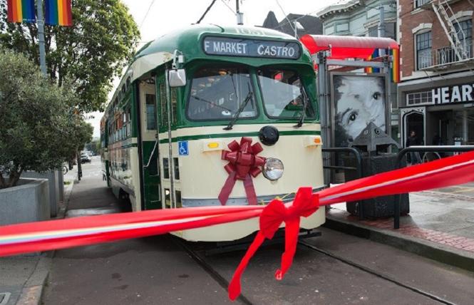 Bay Area Reporter :: Yearslong halt for F Line streetcar draws outrage from Castro - Vimarsana News