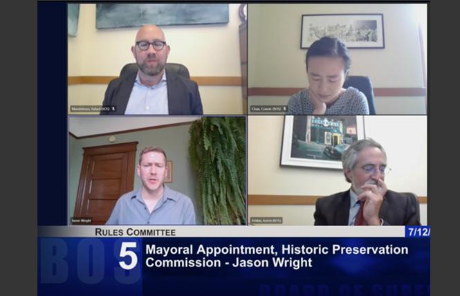 Bay Area Reporter :: Political Notebook: SF supes seat gay historic preservation commissioner - Vimarsana News