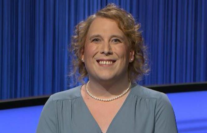 Bay Area Reporter :: Trans contestant from Oakland becomes 1st woman to pass $1 million on 'Jeopardy!' - Vimarsana News