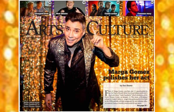 Bay Area Reporter :: 50 years in 50 weeks: Marga Gomez' 2018 new year - Vimarsana News