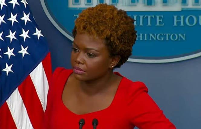 Bay Area Reporter :: Biden announces Karine Jean-Pierre as 1st Black, lesbian press secretary - Vimarsana News