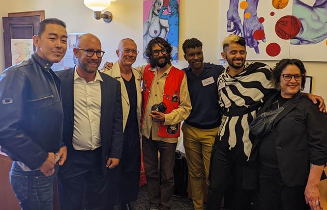 Bay Area Reporter :: SF supe Mandelman opens Pride Month with art exhibit - Vimarsana News