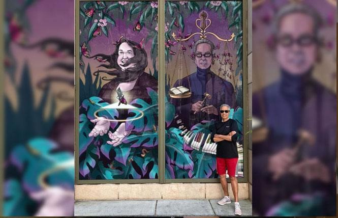 Bay Area Reporter :: Murals and banners honor South Bay queer women - Vimarsana News