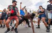 Gay rapper rocks Castro fair