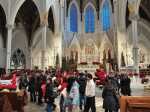 Holy Cross Cathedral amid Christmas splendour