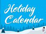 Holiday Calendar
